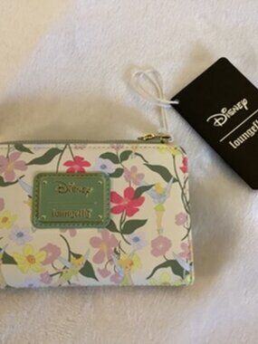 Wallet - Loungefly Tinkerbell Floral Wallet Disney Licensed Peter Pan